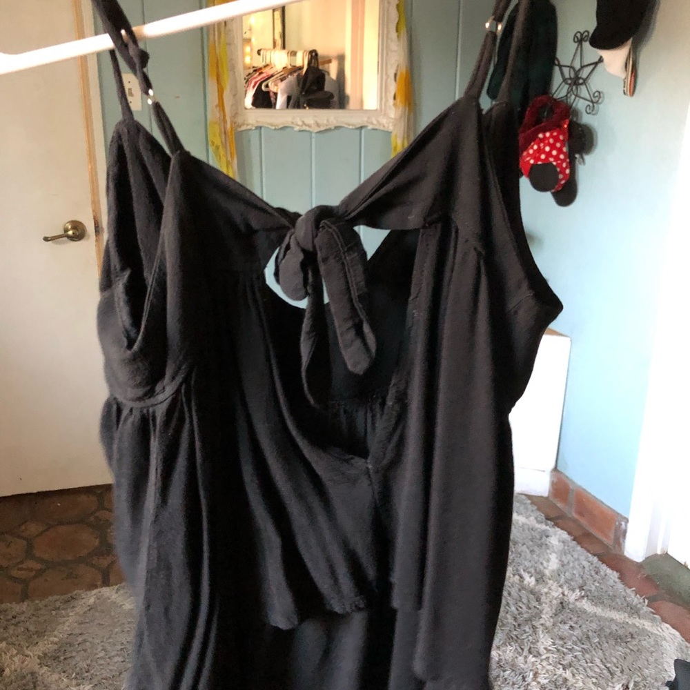 Black tank top from brandy Melville
